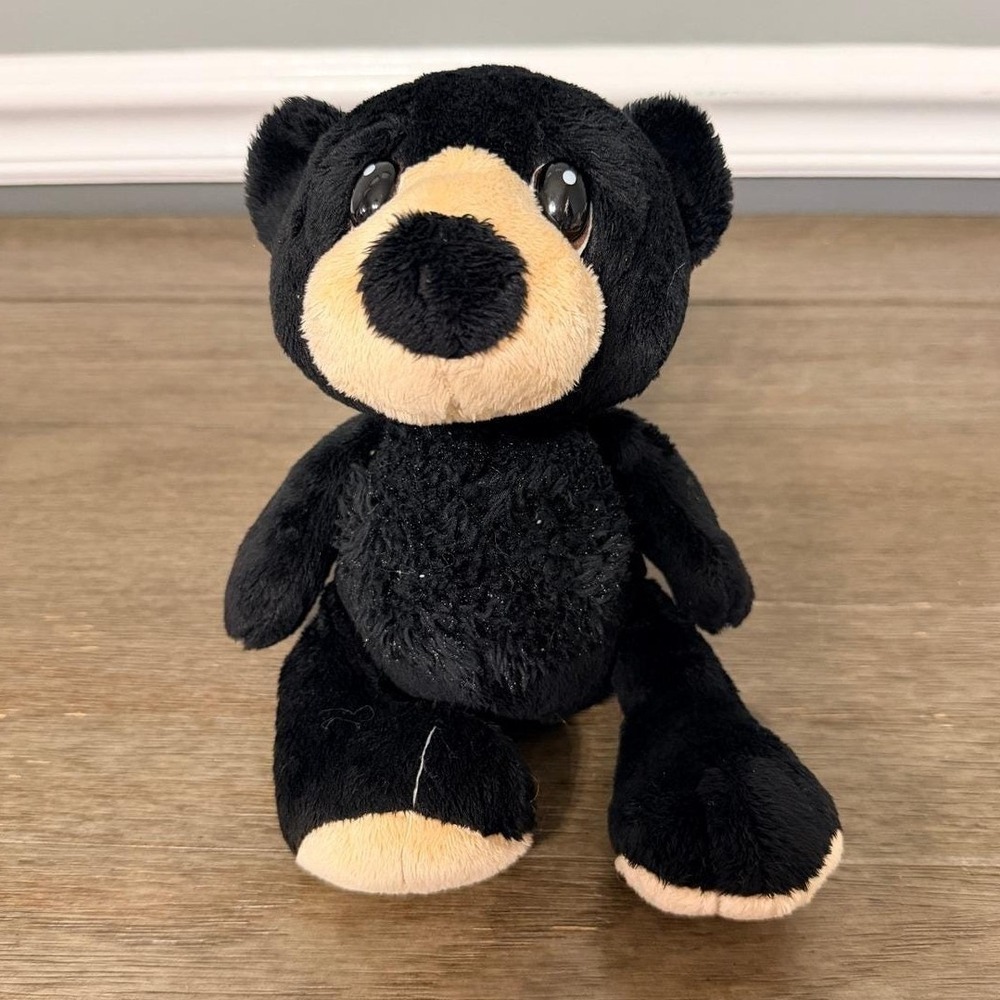 Vintage‎ Ganz Heart Huggers Black Bear Plush
